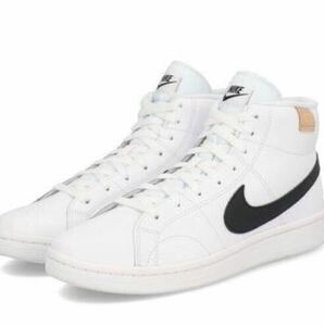 NIKE ナイキ COURT ROYALE 2 MID メンズスニーカー(コートロイヤル2MID) CQ9179 100サイズ28㌢