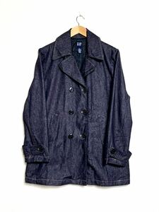 デッド 00s オールド GAP デニム ピーコート キルティング ギャップ Pコートネイビー /バナナリパブリック ジャケット