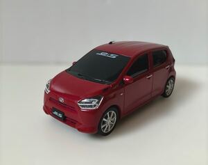 プルバックカー ダイハツ ミラ イース レッド系 赤系 DAIHATSU Mira e:S ミニカー ミライース