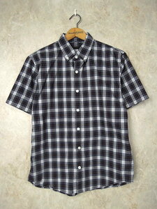 THE NORTH FACE S/S B.D SHIRT◆メンズSサイズ/白/茶色/紺/半袖シャツ/アウトドア/登山/ショートスリーブ/NT20163