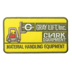 アイロンワッペン GRAY LIFT エンブレム リフト パッチ ロゴ