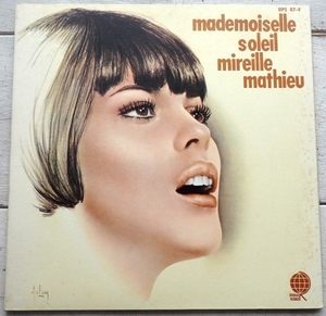 LP MIREILLE MATHIEU ミレイユ・マチュー フレンチ・ポップの太陽 UPS-87-V