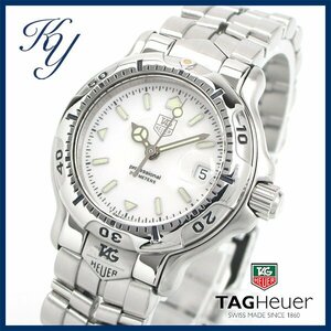 1円～ 3ヶ月保証付き 磨き済み 美品 本物 人気 TagHeuer タグホイヤー 6000 WH1311 ホワイト レディース 時計