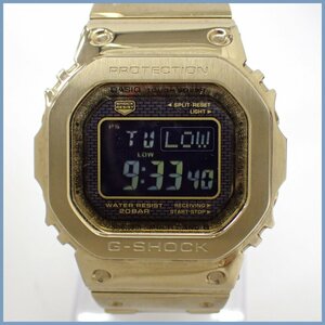 ☆1円 CASIO/カシオ G-SHOCK フルメタルオリジン GMW-B5000GD-9JF ゴールド/Bluetooth搭載 電波ソーラー/反転液晶/20気圧防水&2000300001