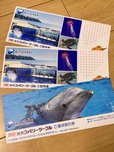 新江ノ島水族館　招待券　ペア　2024/12/31期限　優待割引券付き