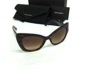 1円 ■極美品■ DOLCE＆GABBANA ドルチェ&ガッバーナ DG4405 1935/13 53□20 140 3N サングラス メガネ 眼鏡 ブラウン系 FJ4530