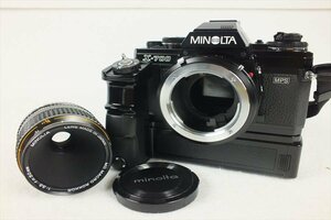 ★ MINOLTA ミノルタ X-700 フィルム一眼レフ MD MACRO ROKKOR 1:3.5 50mm 中古 現状品 240601N3658