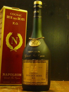 「ROI DES ROIS」 X.O. 1970年代～ COGNAC 70年熟成原酒使用か ”ロア・デ・ロア” NAPOLEON併記 0.70L 40%vol ROI DES ROIS-0630-A