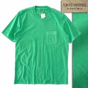 新品 gim エアロポステール VINTAGE ガーメントダイ 半袖 Tシャツ M 緑 【I58667】 AEROPOSTALE 日本製 春夏 クルーネック カットソー