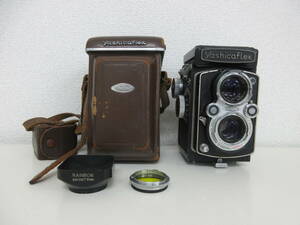 中古 カメラ Yashica YashicaFlex フレックス COPAL MXV 80mm 1:3.5 二眼レフ ※動作未確認 ／K