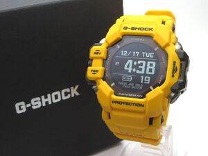 1000円スタート 腕時計 CASIO カシオ G-SHOCK レンジマン 3554 GPR-H1000 USB/ソーラー充電 GPS機能搭載 イエロー 付属品有 WHO H60051