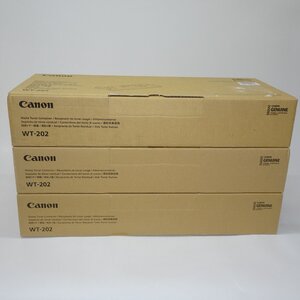 3箱セット CANON キヤノン 回収トナー容器 WT-202 FM1-A606-05U 【未使用!! 純正!! 保証あり!! お買い得!!】NO.6987