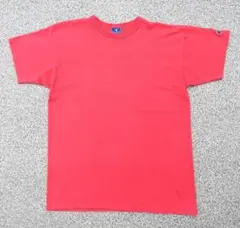 サーモンピンク 無地 90s XL USA製 チャンピオン Tシャツ ビンテージ