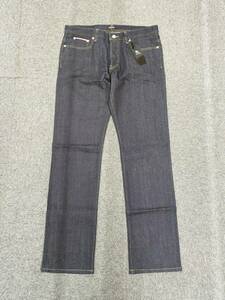 【OP13204SA】1円～ 未使用 BURBERRY BLACK LABEL バーバリー ブラック レーベル JEANS ジーンズ ウエスト85 ボトムス タグ付き パッチ付き