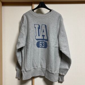 【美品】WAREHOUSE ウエアハウス 483 リバースウィーブスウェット LA63 グレー Mサイズ アメカジ