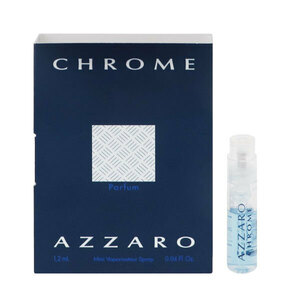 アザロ クローム (チューブサンプル) P・SP 1.2ml 香水 フレグランス CHROME PARFUM AZZARO 新品 未使用