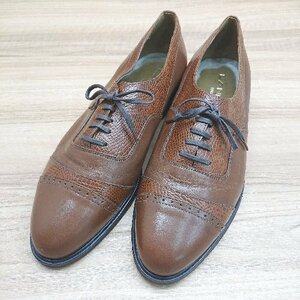 ◇ LANCEL ランセル スリッポン ビジネスシューズ 革靴 レザータッセルローファー サイズ26.5 ブラウン系 メンズ E