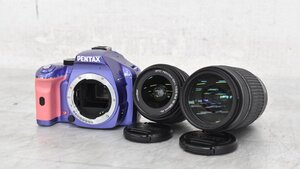 400 現状品 PENTAX K-X ペンタックス デジタル一眼レフカメラ ダブルズームキット 元箱付き