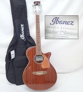 6032[A]美品♪Ibanez◆アイバニーズ/エレアコ アコースティックギター/PC32MHCE-NMH/ソフトケース付き