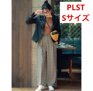 ほぼ新品＊大草直子さん着 PLST 美脚 ウォームリザーブワイドパンツA5