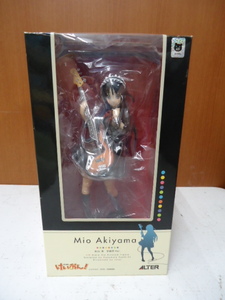 中古美品1円～★けいおん！ K-ON! 1/8スケール 秋山澪 フィギュア 学園祭Ver. アルター Mio Akiyama bass guitar 完成品