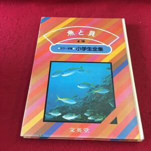 M7b-011 魚と貝 理科 園児からやくだつ 小学生全集 12 文英堂 学習読みもの 小学生用 事典 教育 保育 大全集 生物 海洋学 魚類 水生生物