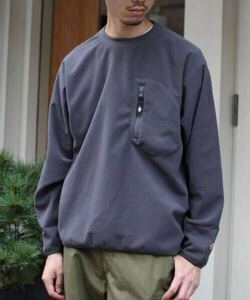 DANTON ダントン ポーラテック フリース プルオーバー グレー 42サイズPOLARTEC FLEECE