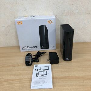 中古品 ウエスタンデジタル WD デスクトップハードディスク 10TB WDBBKG0100HBK-JESN 外付けHDD 初期化済み 動作品 HDD・周辺機器