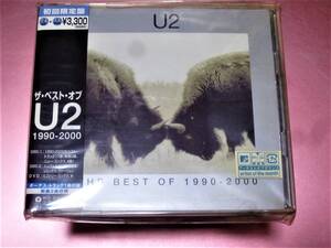 ★U2【THE BEST OF(ザ・ベスト・オブ) 1990-2000】2枚組CD+DVD[初回限定国内盤]・・・ボノ/エッジ/ラリー/ワン/ビューティフルデイ