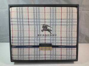 ★未使用 Burberry バーバリー タオルシーツ 140×240cm 綿100％ 西川産業