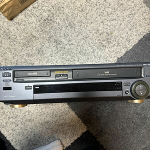 SONY Hi8＆VHSダブルビデオデッキ WV-H3 動作テスト済