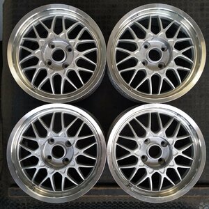 管理番号：S5-59【4本価格】【16×7J 4x114.3 ET+38 ハブ66】BBS RG166・旧車等・店頭直接引取可能・下取り可能