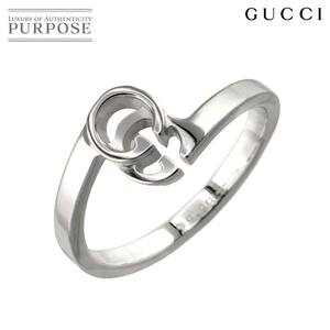 グッチ GUCCI GGランニング #6 リング K18 WG ホワイトゴールド 750 指輪 Logo Ring 90251280