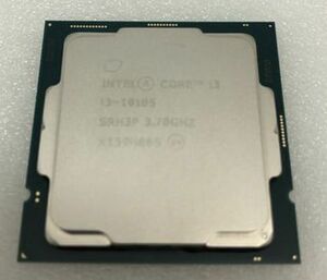 ★Intel Core i3-10105■3.7GHz(ベースクロック)→4.4GHz(ターボブースト時)■4コア/8スレッド■第10世代 i3 10105■LGA1200■SRH3P