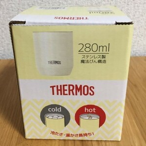 サーモス THERMOS 280ml 真空断熱カップ 新品 バニラ JDH-280C Van 未使用品