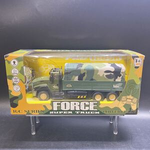 R/Cシリーズ FORCE SUPER TRUCK ラジコンカー ミリタリー ラジコン トラック 中古 未使用 動作未確認