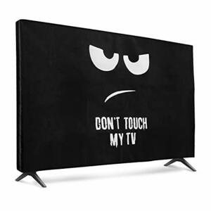 kwmobile 対応: 43” TV テレビカバー - 防塵カバー 液晶テレビ 保護カバー ホコリよけ Don