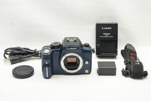 【適格請求書発行】Panasonic パナソニック LUMIX DMC-G1 ボディ ミラーレス一眼カメラ ブルー【アルプスカメラ】241127ba