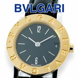 ブルガリ BVLGARI ブルガリブルガリ BB23SGL K18 コンビ クォーツ クオーツ QZ ブラック文字盤 黒 ゴールド 金 レディース 時計 ブランド