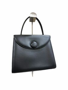 A10559 極美品 ジバンシー GIVENCHY ハンドバッグ 4Gロゴ ブラック レザー