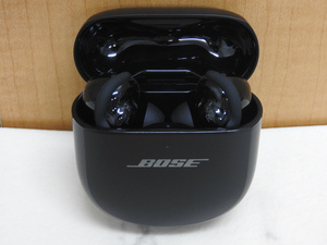 1円〜 中古 BOSE QuietComfort Ultra Earbuds ブラック 完全ワイヤレスイヤホン