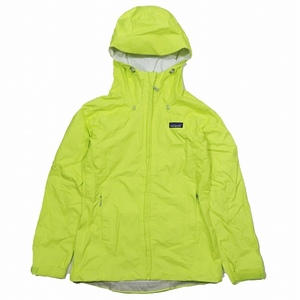 パタゴニア Patagonia アウトドアウェア トレントシェル ジャケット マウンテンパーカー アウター イエロー サイズXS レディース YBA9