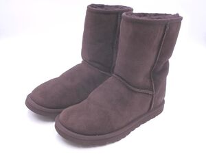 UGG Australia アグ オーストラリア クラシック ショート ムートン ブーツ size23ｃｍ/茶 ◇■ ☆ eic5 レディース