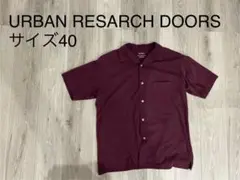 urban research door ポンチオープンカラーシャツ