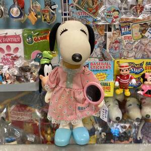 ヴィンテージ★SNOOPY　BELLE　フィギュア☆スヌーピー、人形、ベル、レトロ、ピーナッツ