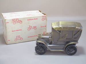 D129*BANTHRICO*　クラシックカー　コインバンク（貯金箱）/STANLEY STEAMER　/USA　【送料込】