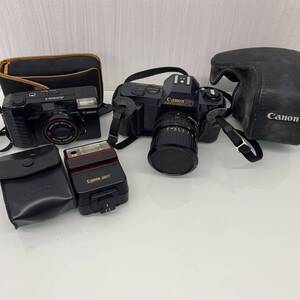 Canon/キャノン フィルムカメラ,ストロボ3点セット T50,Autoboy2,SPEEDLITE 244T ジャンク