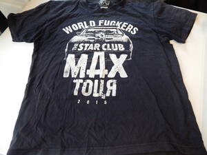 Ｔシャツ★THE STAR CLUB★ザ・スタークラブ★Lサイズ★MAX TOUR 2015★USED品★即決★