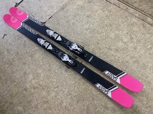 1▲933中古品オールマウンテンスキー【ROSSIGNOL(ロシニョール)/SASSY7(サッシー7)/2016-17】170cm119-92-109mmR23m【札幌市・店頭引取OK】