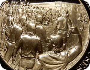 レア 限定品 1970年 アメリカ カンボジア作戦 侵攻 反戦運動 学生運動 大学紛争 フランクリンミント 造幣局製 記念メダル コイン 記章 章牌